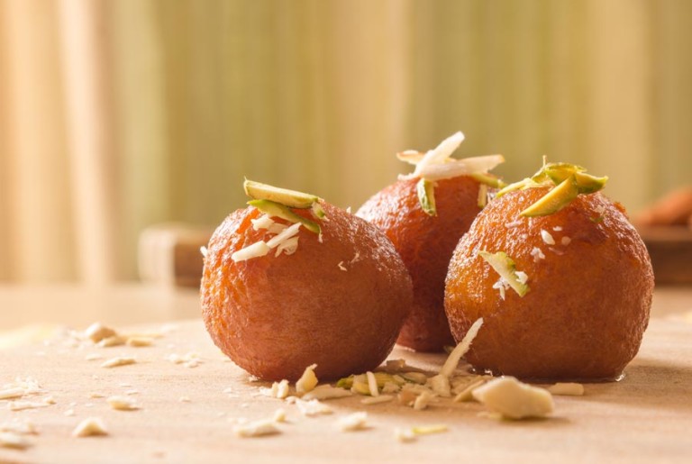 Gulab Jamuns at golconda chimney indian restaurant jersey city new jersey