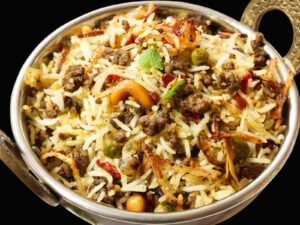 GOLCONDA CHICKEN KHEEMA DUM BIRYANI