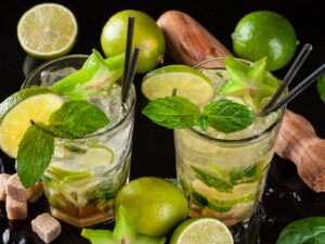 HOMEMADE MINT SODA 