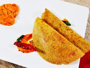 UPMA ONION CHILLI GINGER PESARATTU