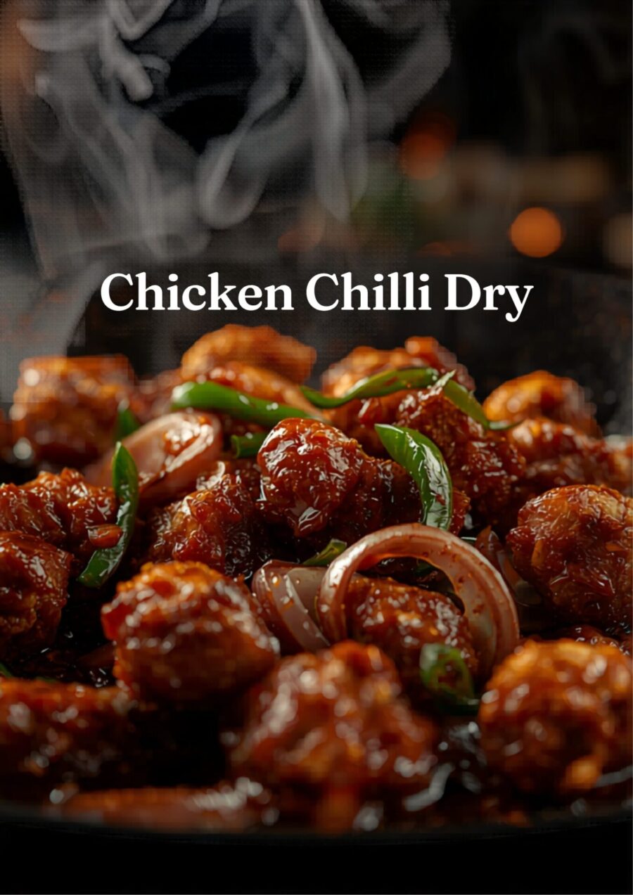 Chicken Chilli Dry: The Plate That Arrives Still Moving
