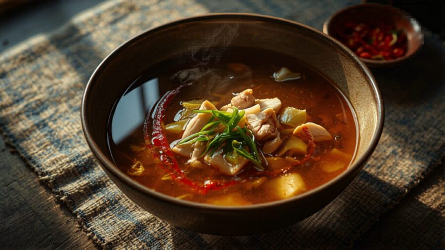 Chicken Hot and Sour Soup: What Sourness Does to a Meal