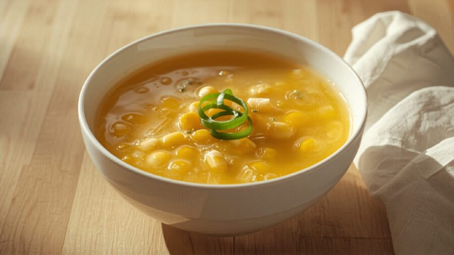 Sweet Corn Soup (Veg): Jersey City’s Favourite Indo-Chinese Starter Done Right