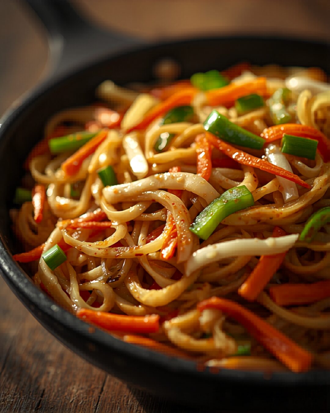 Vegetarian Hakka Noodles: The Wok That Earns Its Heat