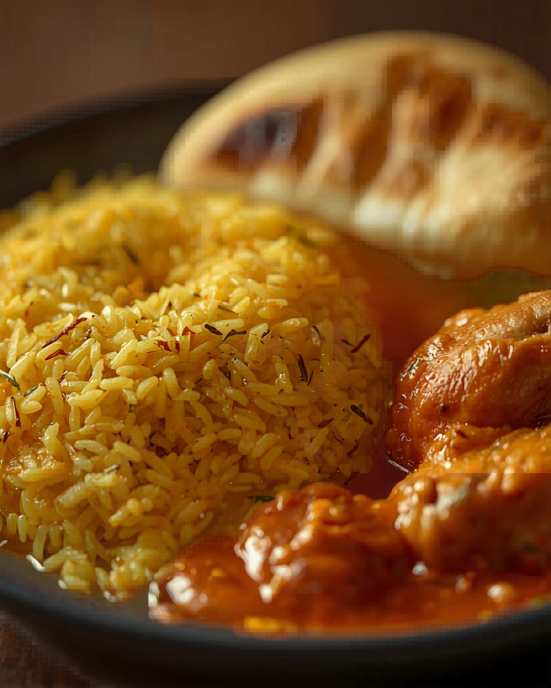 Bagara Rice Parota Chicken Curry: Hyderabad’s Complete Meal