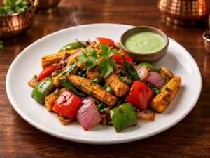 BABY CORN PEPPER FRY